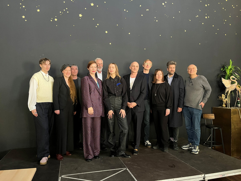 Gruppenfoto zur Premiere von "Rose" im Luchskino in Halle (Saale) 